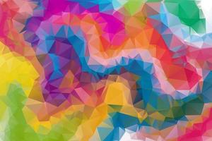 Background Low Poly. Triangular Polygon Pattern. vector