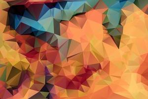 Triangular Polygon Pattern. Low Poly Background vector