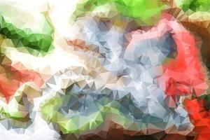 Low Poly Crystal Background. vector