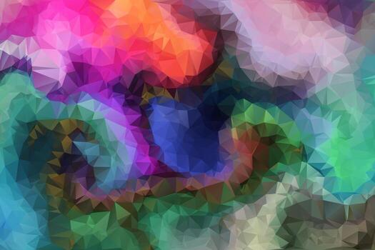 Geometric Rumpled Triangular Low Poly vector
