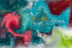 Colorful Polygonal Background. vector
