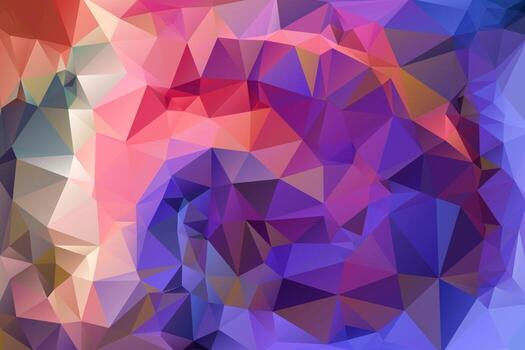 polietileno baja de fondo. patrón de polígono triangular. vector