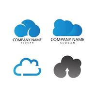 cloud logo vector