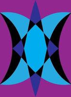 Colored hypnotic Abstract background. Vector Illustration.