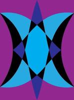 Colored hypnotic Abstract background. Vector Illustration.