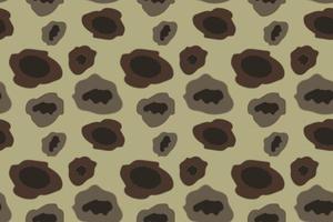 Army Camouflage Pattern Khaki Color. Vector Illustration.