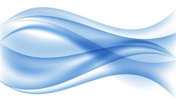 Abstract Wave on White Background. Vector Illustration.