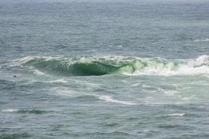 wave on vidigal beach, known as sheraton slab in rio de janeiro photo
