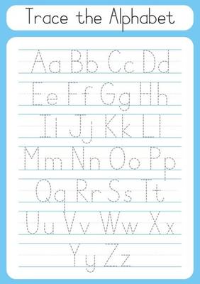 Alphabet Worksheet Vector Art, Icons, and Graphics for Free Download