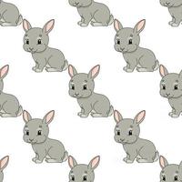 Colored seamless pattern. Cartoon style. Hand drawn. Vector illustration isolated on white background. For walpaper, poster, banner.