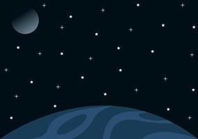 Space Background Illustration For Explore In Outer Space vector