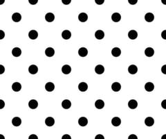 black and white polka dot pattern abstract background vector