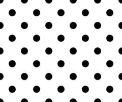 black and white polka dot pattern abstract background vector