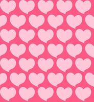 Heart Love Seamless Pattern Background Vector Illustration