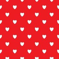 Heart Love Seamless Pattern Background Vector Illustration