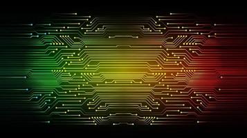 cyber circuit future technology concept background vector