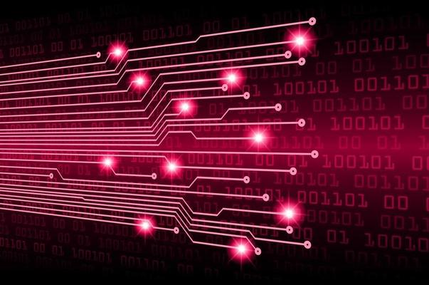 cyber circuit future technology concept background