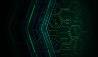 cyber circuit future technology concept background vector