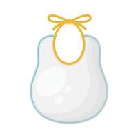 nursery baby bib vector