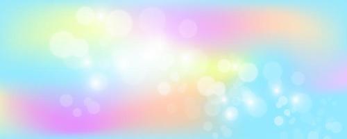 Bright holographic background with sparkles, vector illustration.