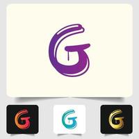 G letter logo abstract design vector