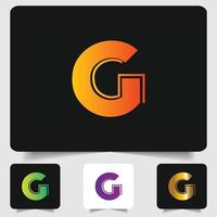 G letter logo abstract design vector