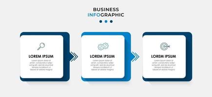 Minimal Business Infographics template. Timeline with 6 steps, options and marketing icons .Vector linear infographic with two circle conected elements. Can be use for presentation. Eps10 vector