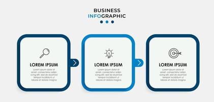 Minimal Business Infographics template. Timeline with 6 steps, options and marketing icons .Vector linear infographic with two circle conected elements. Can be use for presentation. Eps10 vector