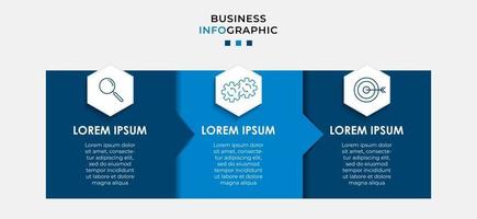 Minimal Business Infographics template. Timeline with 6 steps, options and marketing icons .Vector linear infographic with two circle conected elements. Can be use for presentation. Eps10 vector