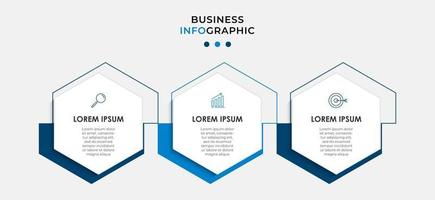 Minimal Business Infographics template. Timeline with 6 steps, options and marketing icons .Vector linear infographic with two circle conected elements. Can be use for presentation. Eps10 vector