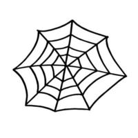 spider Web for Halloween. design on Halloween vector