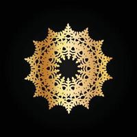 Mandala Golden Decorative And Ornamental Lines Abstract design vector