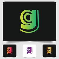 G letter logo abstract design vector