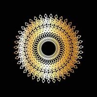 Mandala Golden Decorative And Ornamental Abstract design vector