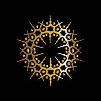 Mandala Golden Decorative And Ornamental Abstract design vector