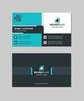 Corporate Modern Business Card Design in Illustrator vector