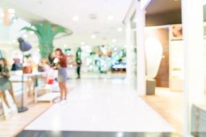 Abstract blur shop and retail store in shopping mall for background