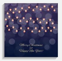 Abstract Beauty Merry Christmas and New Year Background with Mul vector