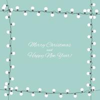 Abstract Beauty Merry Christmas and New Year Background. Vector