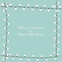 Abstract Beauty Merry Christmas and New Year Background. Vector