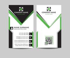 Realistic Modern Business Card Vector Template