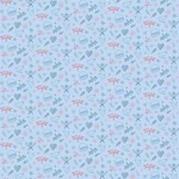 Seamless pattern with american symbols. vector