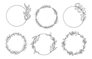 Set of elegant design elements for decorative vector illustration