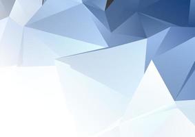 Abstract banner with low poly design vector