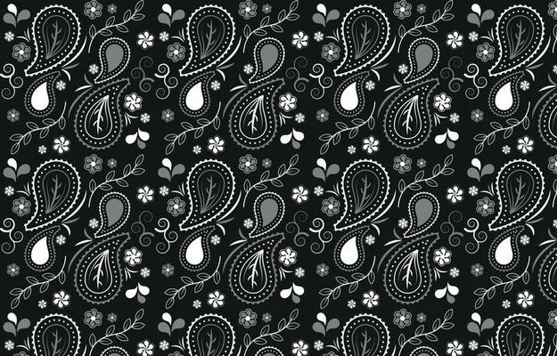 paisley bandana pattern background
