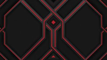 Abstract futuristic geometric black and red gaming background with  black background and modern esport shapes vector