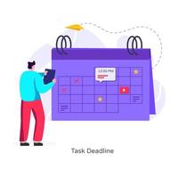 Project and Task Deadline vector