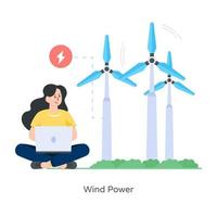 Wind Power and Energy vector