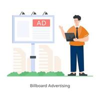 Bill Board Advertisement vector