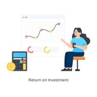 Return on Investment vector